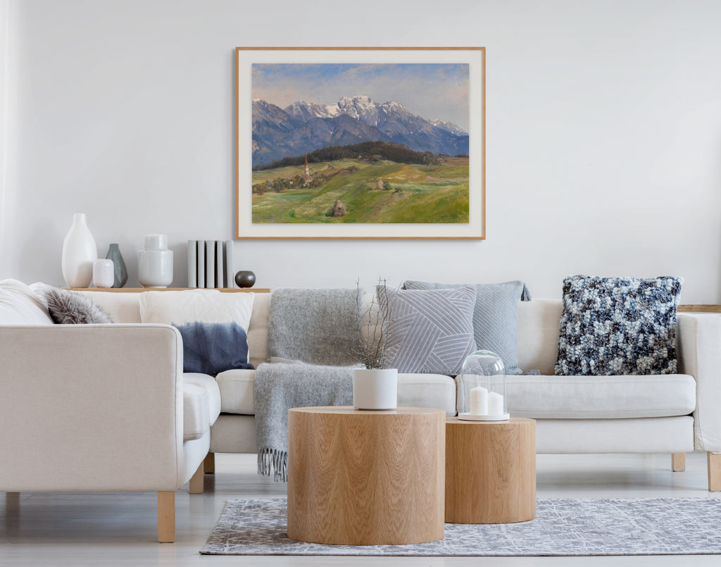 Blick auf Igls im Inntal