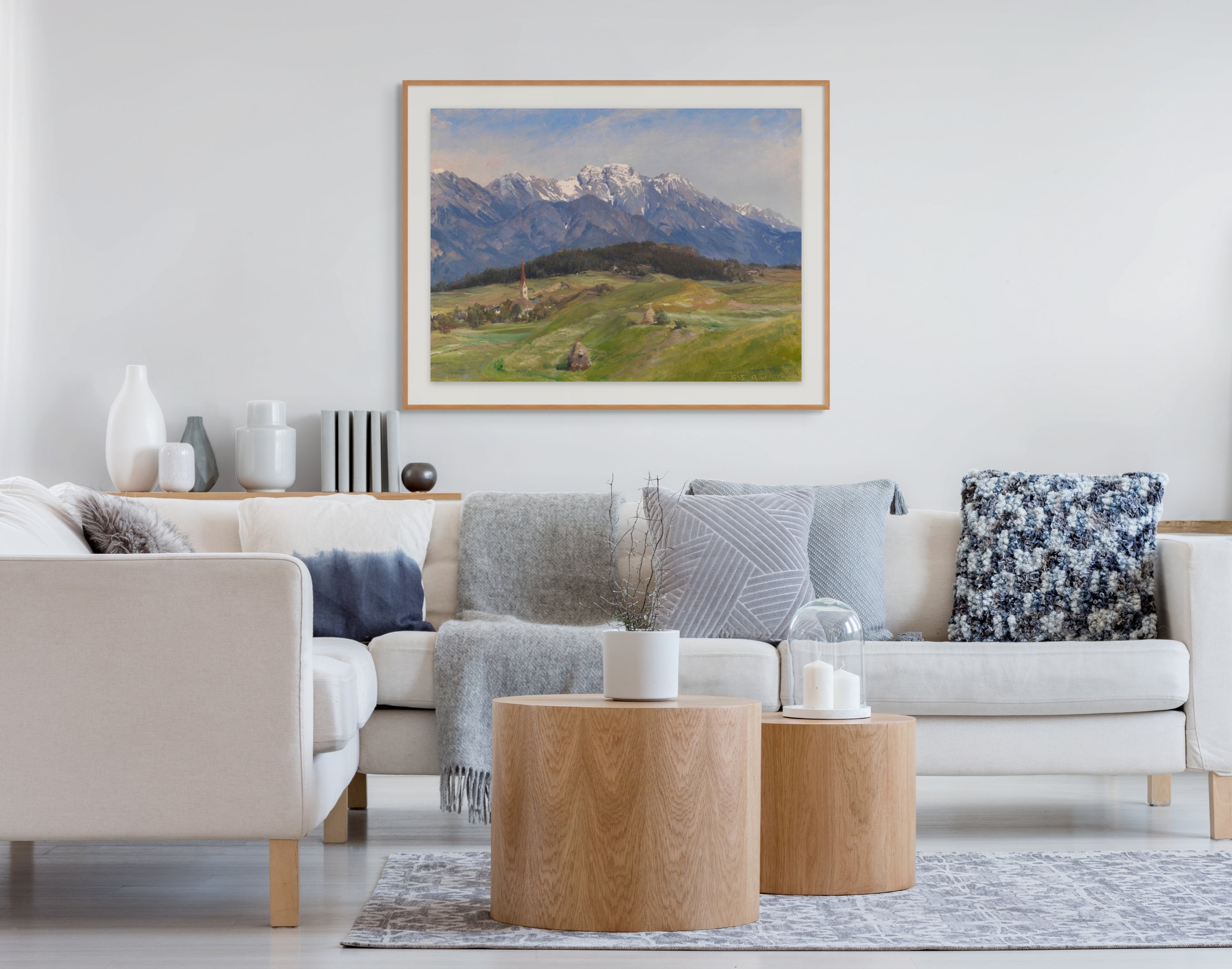 Blick auf Igls im Inntal