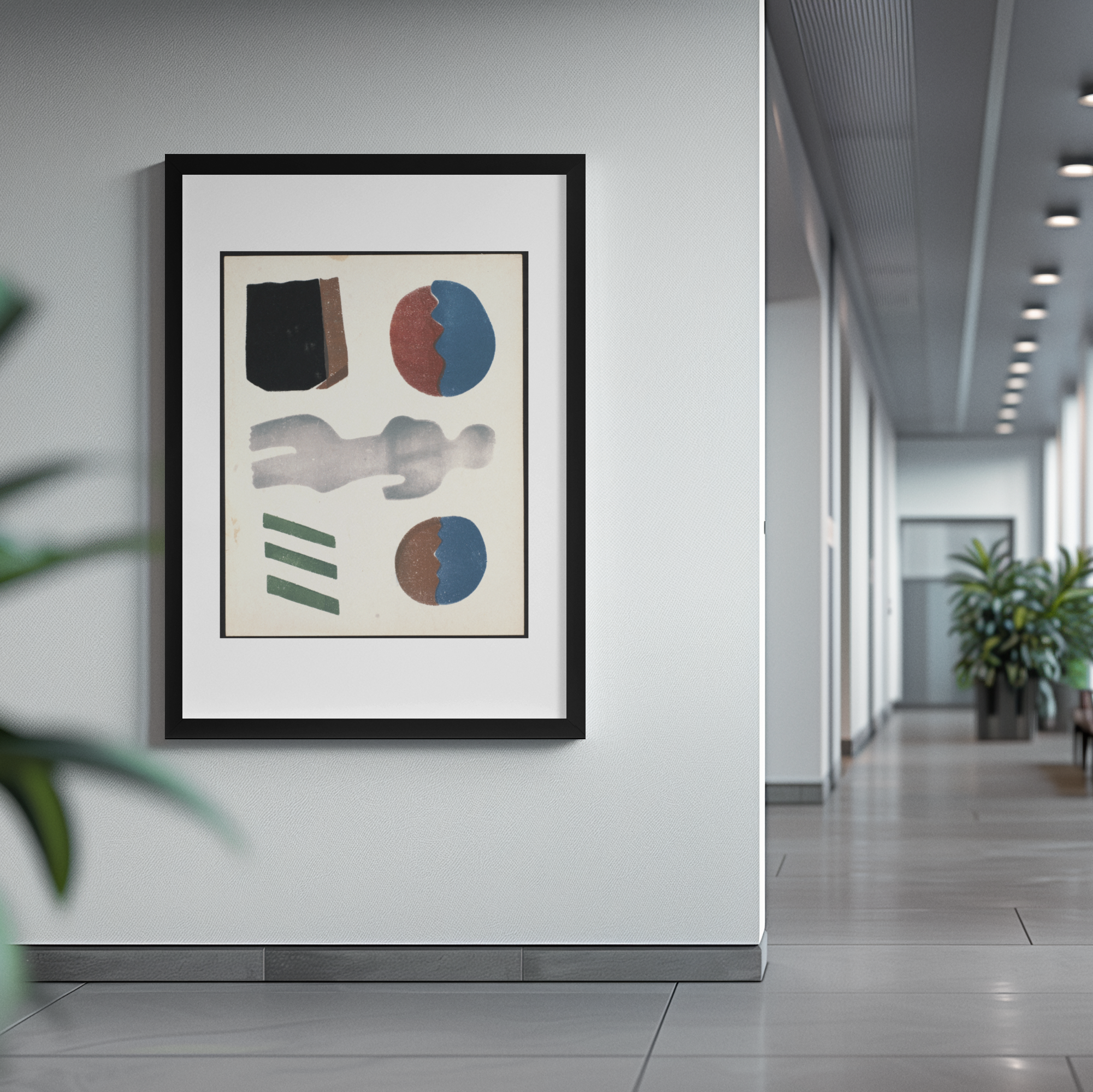Kompositie met figuur (Composition with Figure)