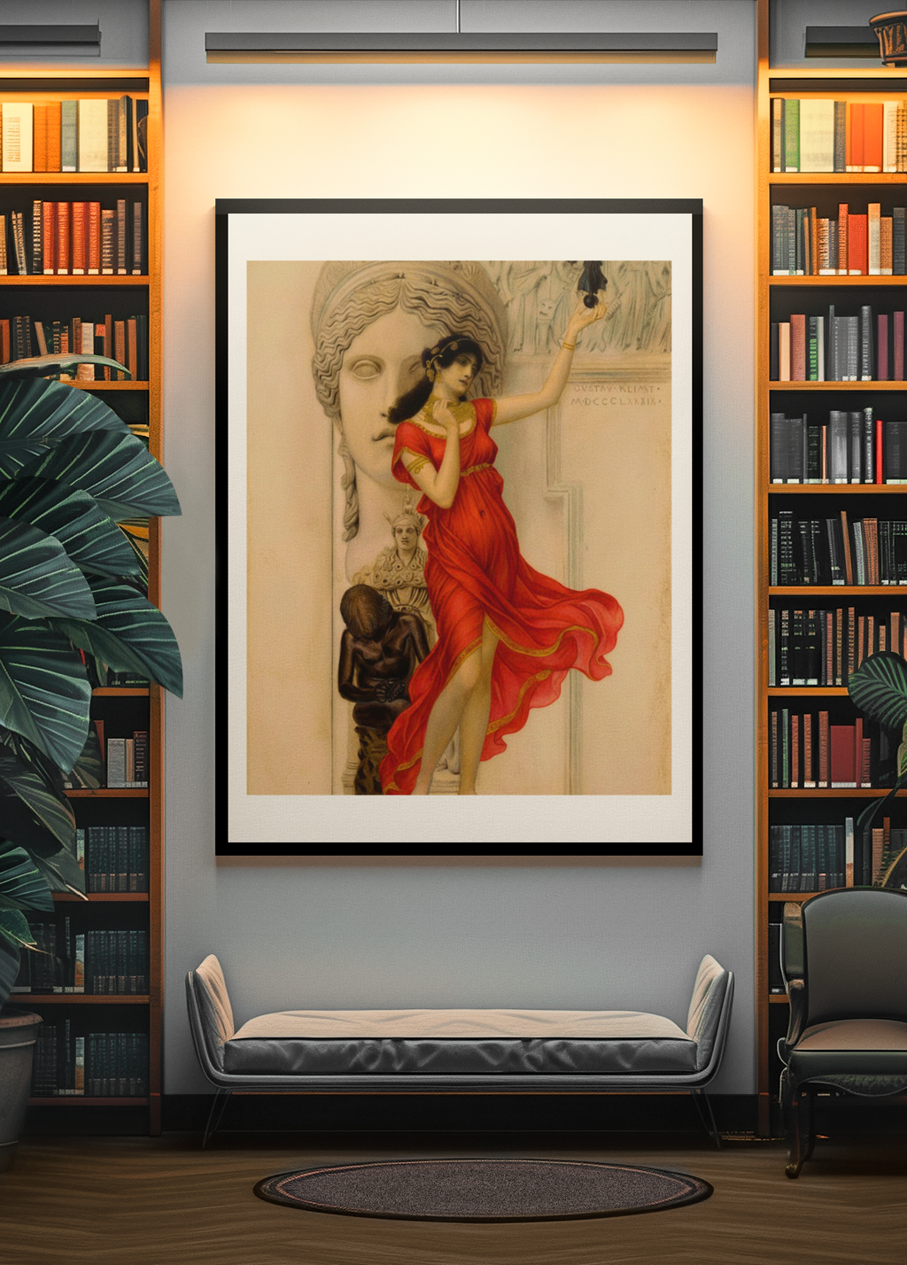 Allegory of Sculpture – Remix after Gustav Klimt
