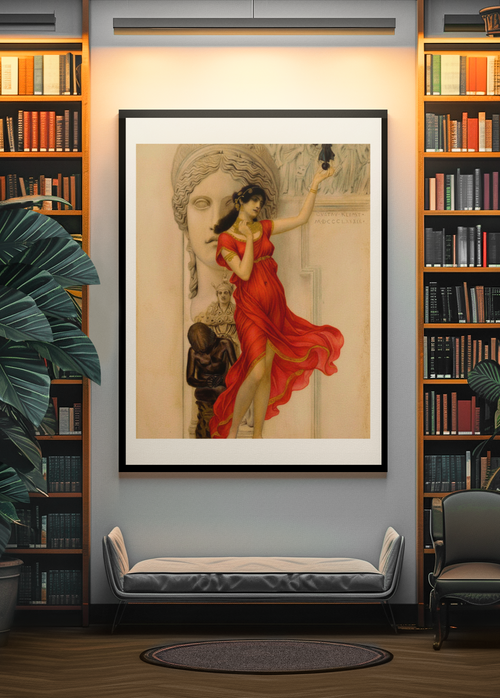 Allegory of Sculpture – Remix after Gustav Klimt