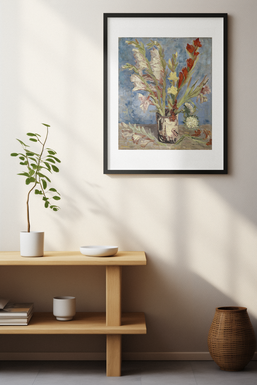 Vase with Gladioli and China Asters