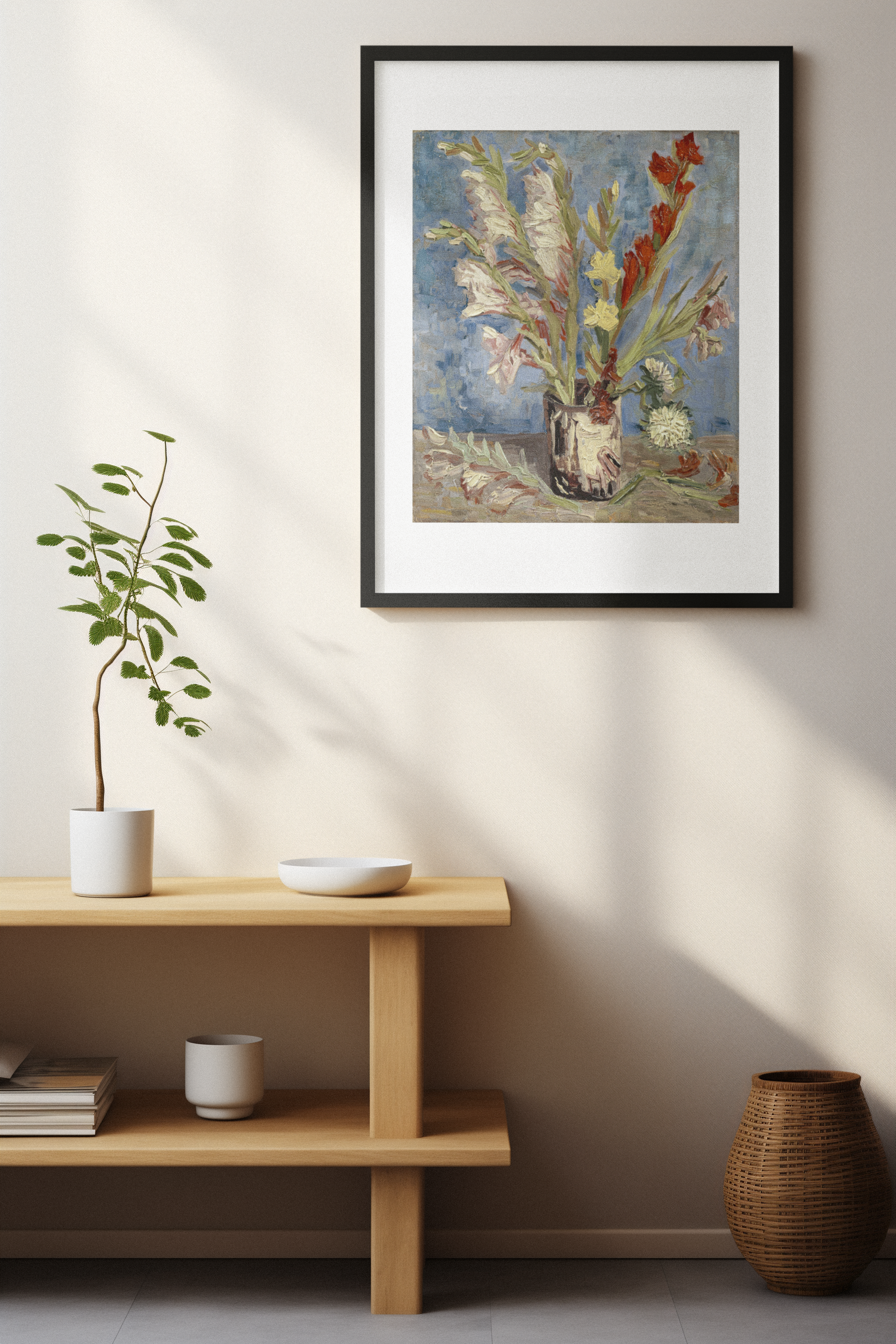 Vase with Gladioli and China Asters