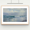 Crashing Waves Along the Seashore