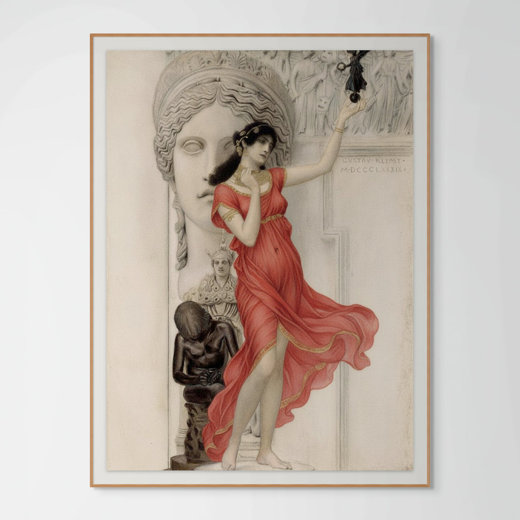 Allegory of Sculpture – Remix after Gustav Klimt