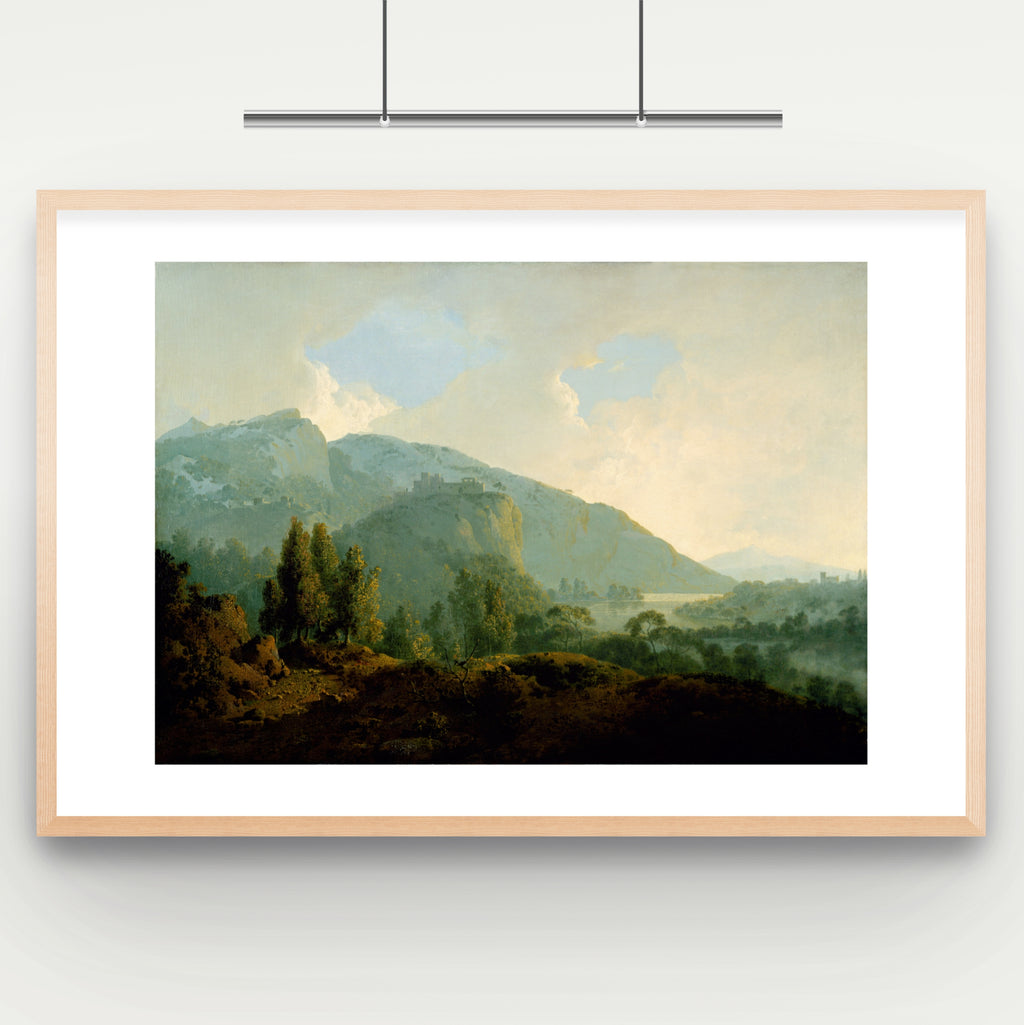 Italian Landscape with Mountains and a River