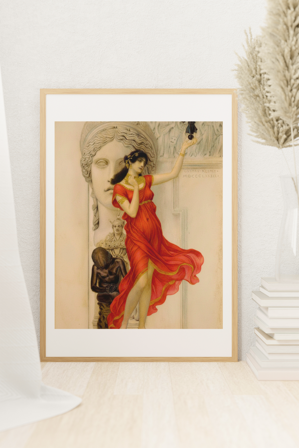 Allegory of Sculpture – Remix after Gustav Klimt