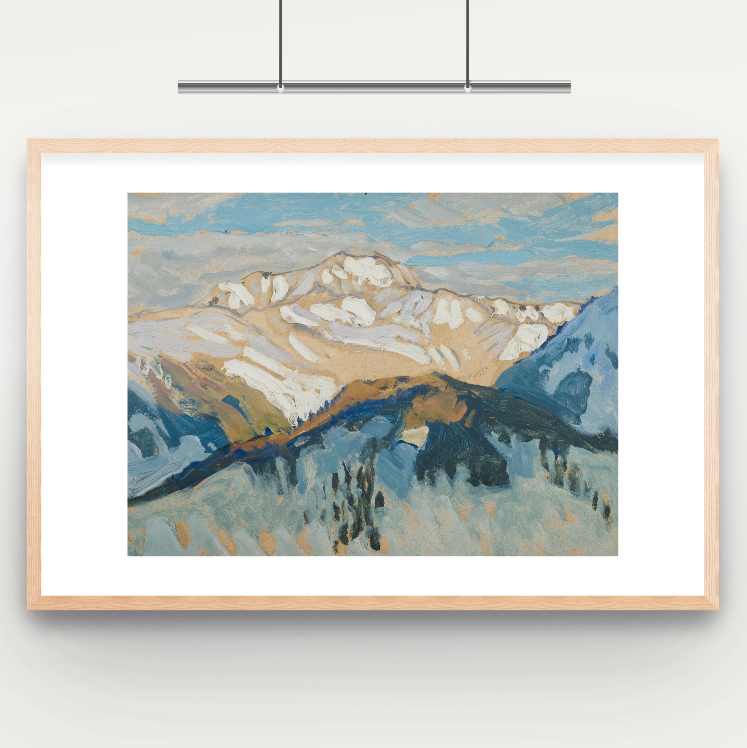 Mountains. Study from Switzerland