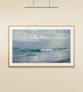 Crashing Waves Along the Seashore