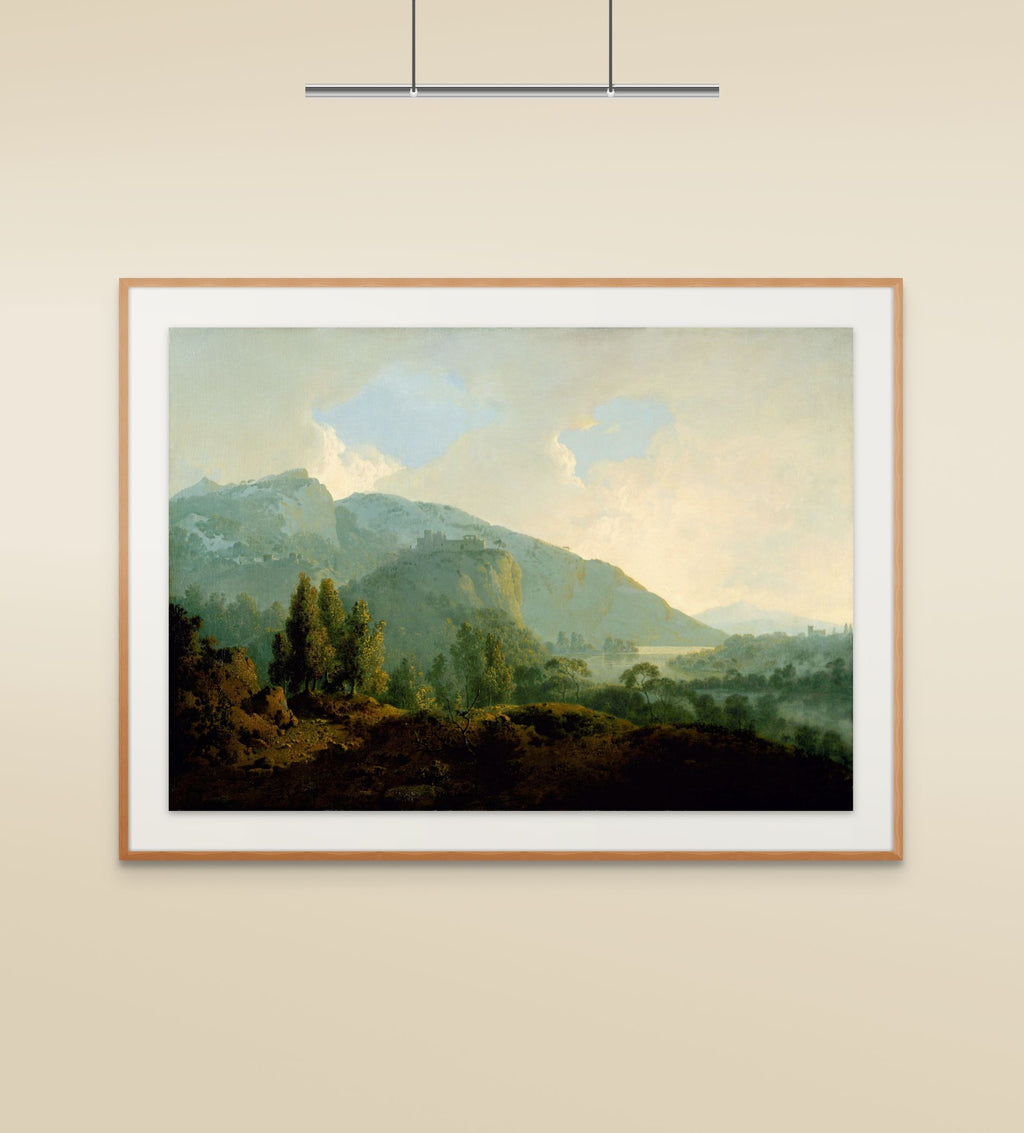 Italian Landscape with Mountains and a River